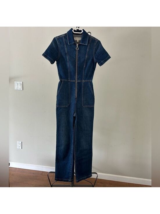 Denim Forum Pants - Aritzia Denim Forum The Francoise Jumpsuit, Size XSmall.